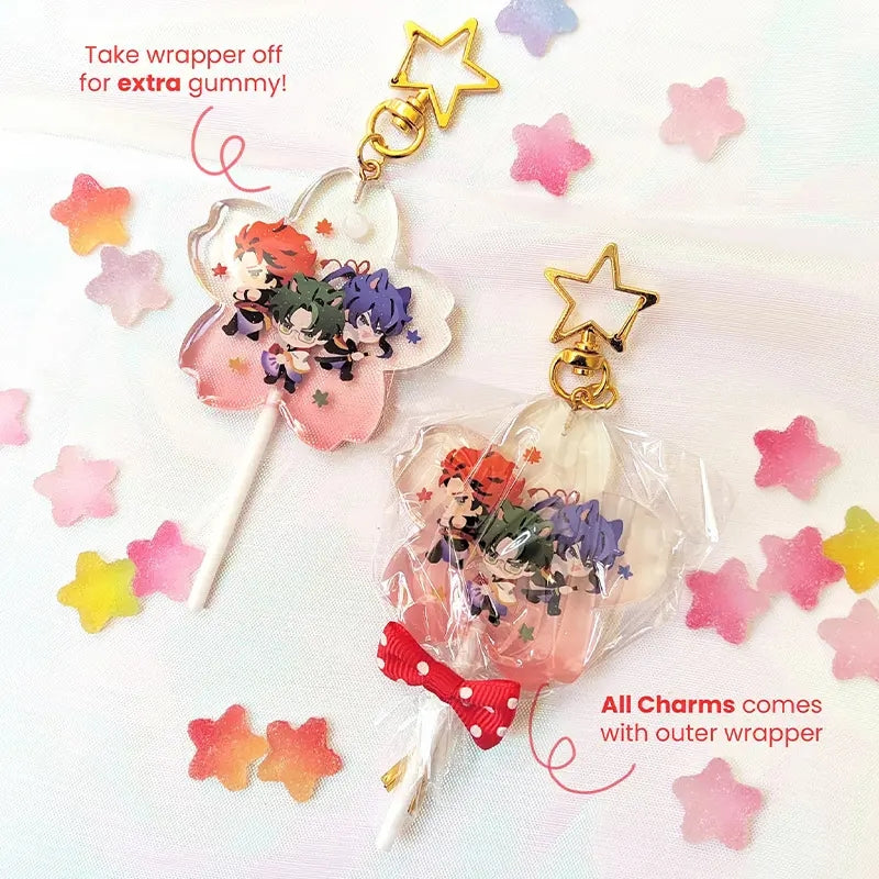 Custom Acrylic Lollipop Charms Vogesey Ideas Lollipop Acrylic Keychain