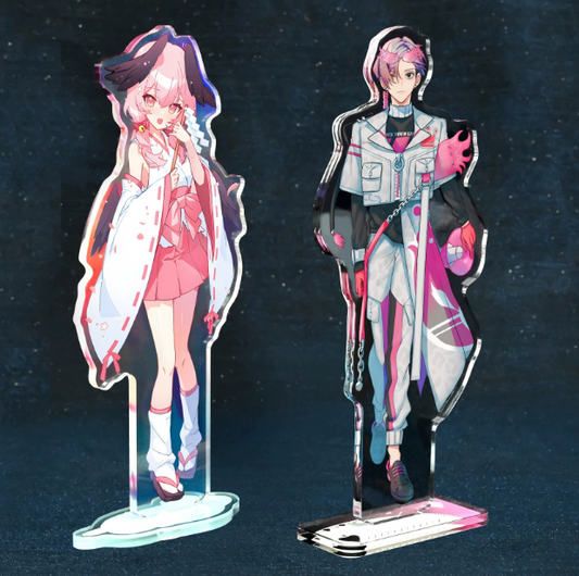 Custom Clear Acrylic Standees Art Design Anime Kpop Acrylic Stand