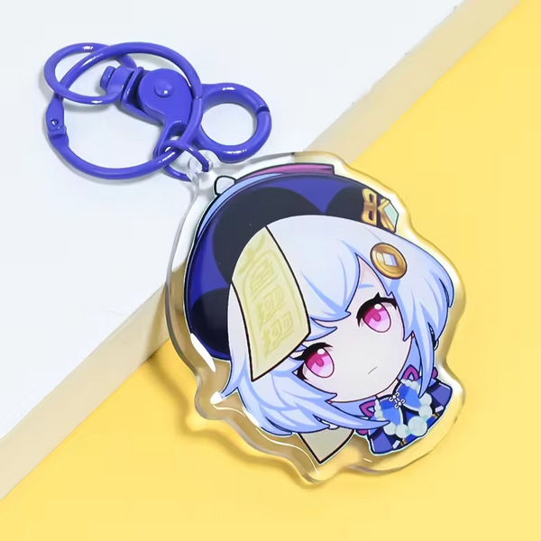 Custom Epoxy Acrylic Keychain CNC Ideas Design Clear Acrylic Charms